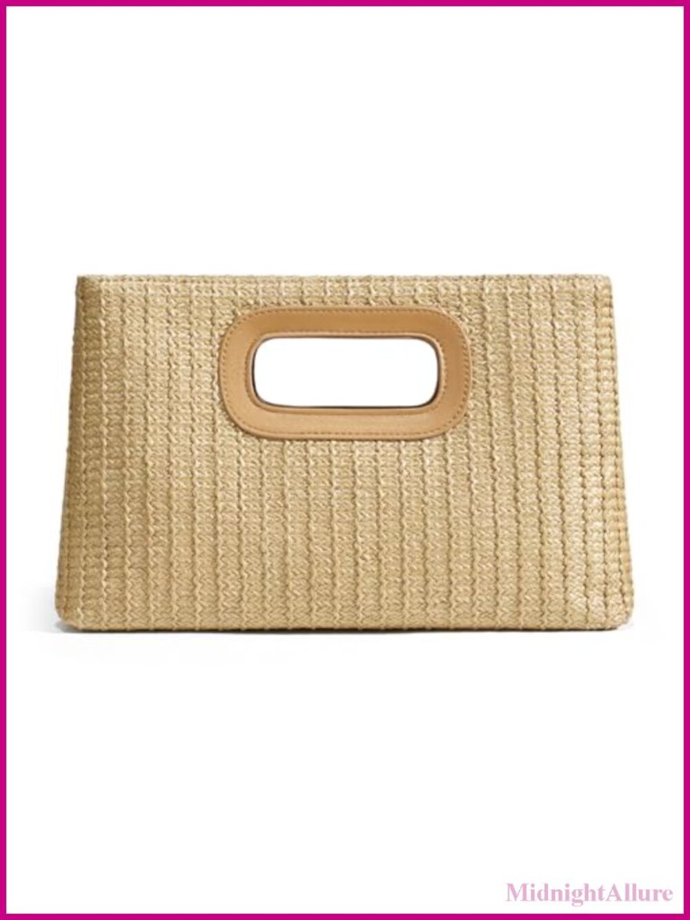 Straw Clutch Purses Women Beach Handbags Small Boho Raffia Woven Bag